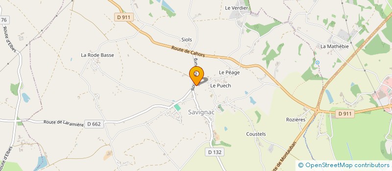 localisation de l'entreprise MONSIEUR DENIS DUTHEIL  SAVIGNAC