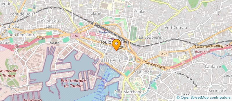 localisation de l'entreprise MONSIEUR DENIS-EMANUEL STEIGBERGER  TOULON