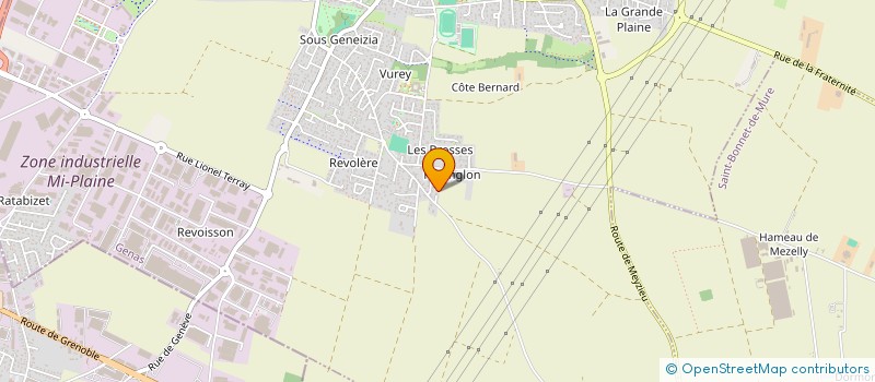 localisation de l'entreprise MONSIEUR DENIS EMERY  GENAS