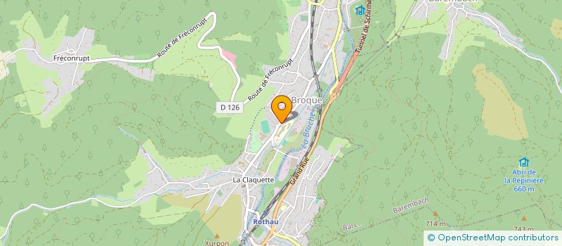 localisation de l'entreprise MONSIEUR DENIS ERNWEIN  LA BROQUE