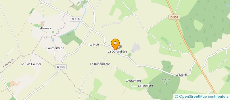 localisation de l'entreprise MONSIEUR DENIS ESNAULT à RANES