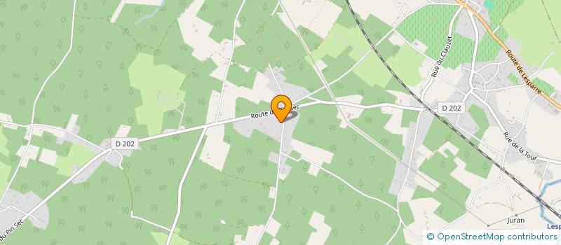 localisation de l'entreprise MONSIEUR DENIS ESPINOSA  GAILLAN-EN-MEDOC