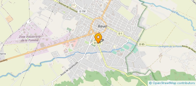 localisation de l'entreprise MONSIEUR DENIS ESTEVE  REVEL