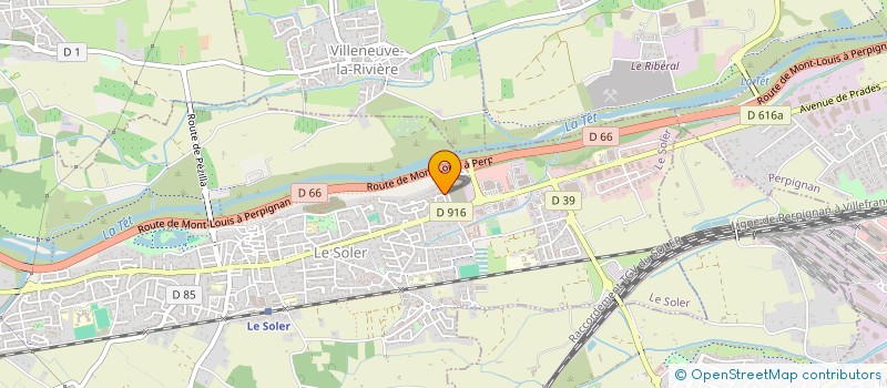 localisation de l'entreprise MONSIEUR DENIS ESTEVE  LE SOLER