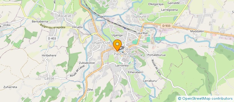 localisation de l'entreprise MONSIEUR DENIS ETCHEVERRY  SAINT-JEAN-LE-VIEUX