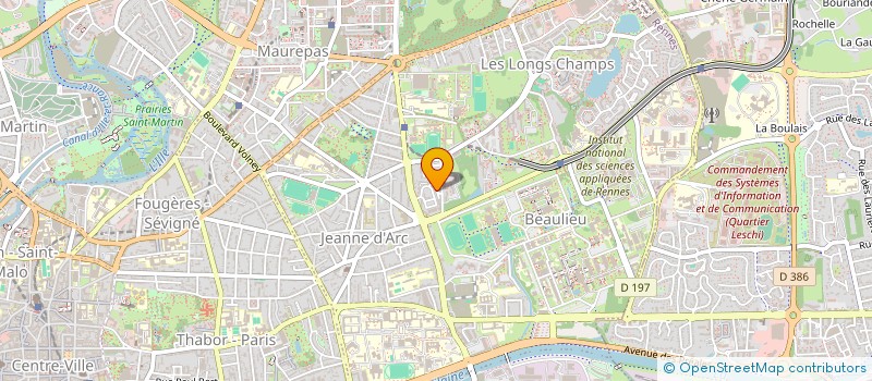 localisation de l'entreprise MONSIEUR DENIS EUSEBE  RENNES