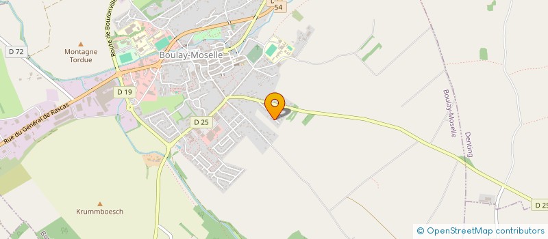 localisation de l'entreprise MONSIEUR DENIS EVRARD à BOULAY-MOSELLE