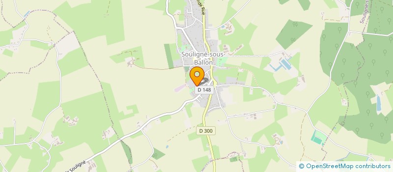 localisation de l'entreprise MONSIEUR DENIS FAGART  SOULIGNE-SOUS-BALLON