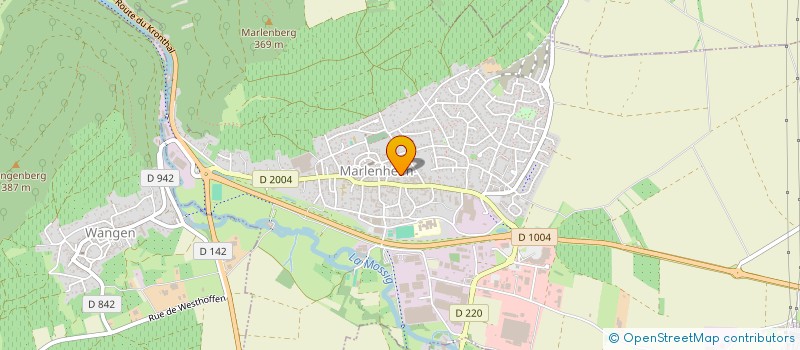 localisation de l'entreprise MONSIEUR DENIS FAIVRE  MARLENHEIM