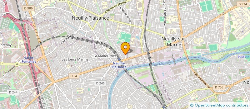 localisation de l'entreprise MONSIEUR DENIS FALGOUX à NEUILLY-PLAISANCE