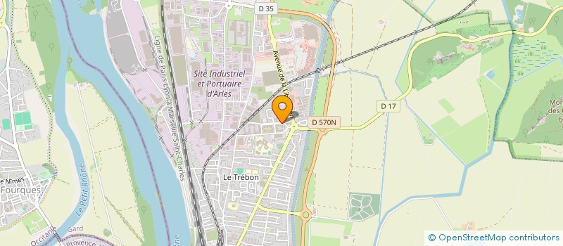 localisation de l'entreprise MONSIEUR DENIS FARAVEL  ARLES