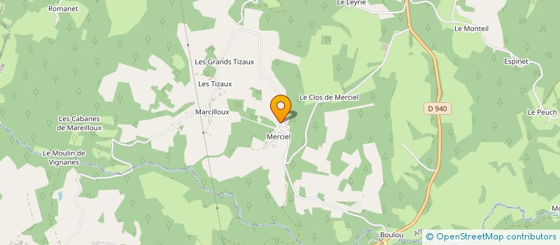 localisation de l'entreprise MONSIEUR DENIS FARGES  AFFIEUX