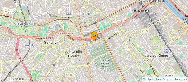 localisation de l'entreprise MONSIEUR DENIS FARNABE  LE KREMLIN-BICETRE