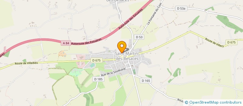 localisation de l'entreprise MONSIEUR DENIS FAUQUET à SOULEUVRE EN BOCAGE