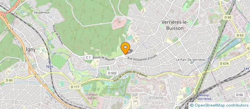 localisation de l'entreprise MONSIEUR DENIS FAUVEL à VERRIERES-LE-BUISSON