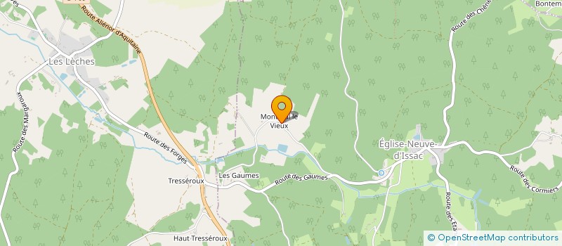 localisation de l'entreprise MONSIEUR DENIS FAVIER  BEAURONNE