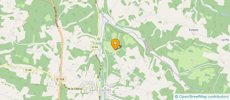 localisation de l'entreprise MONSIEUR DENIS FAYAT  SAINT-GENIES