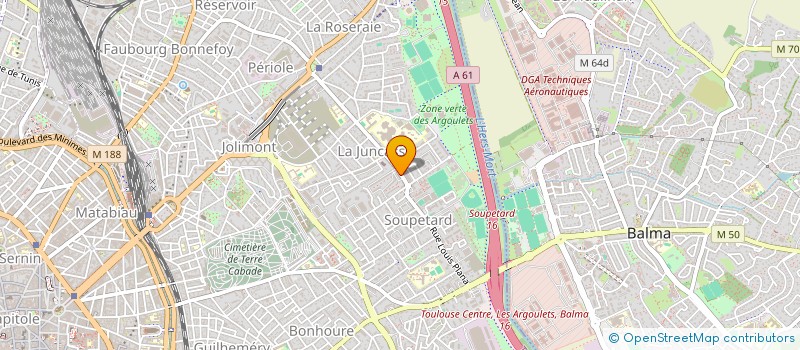 localisation de l'entreprise MONSIEUR DENIS FEDABEILLE à TOULOUSE