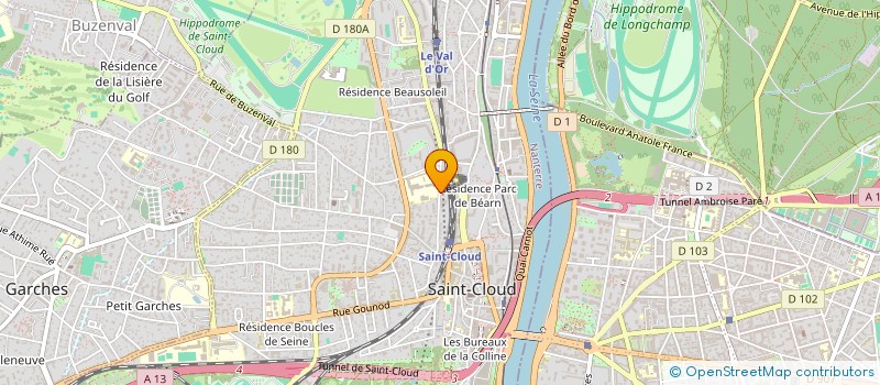 localisation de l'entreprise MONSIEUR DENIS FERAILLE à SAINT-CLOUD
