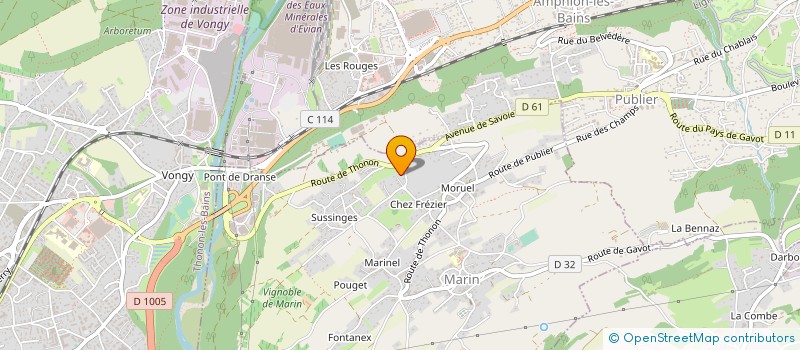 localisation de l'entreprise MONSIEUR DENIS FERNANDEZ  MARIN