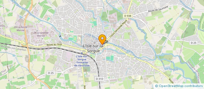 localisation de l'entreprise MONSIEUR DENIS FERRENTINO à L'ISLE-SUR-LA-SORGUE