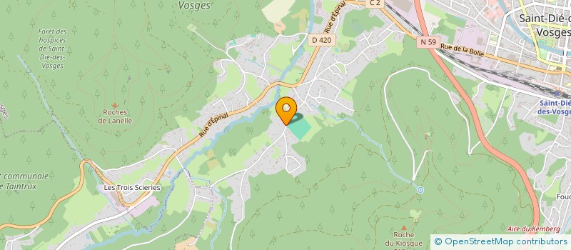localisation de l'entreprise MONSIEUR DENIS FERRY  SAINT-DIE-DES-VOSGES