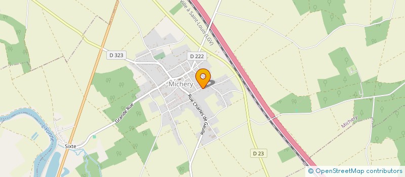 localisation de l'entreprise MONSIEUR DENIS FEUTREN à MICHERY