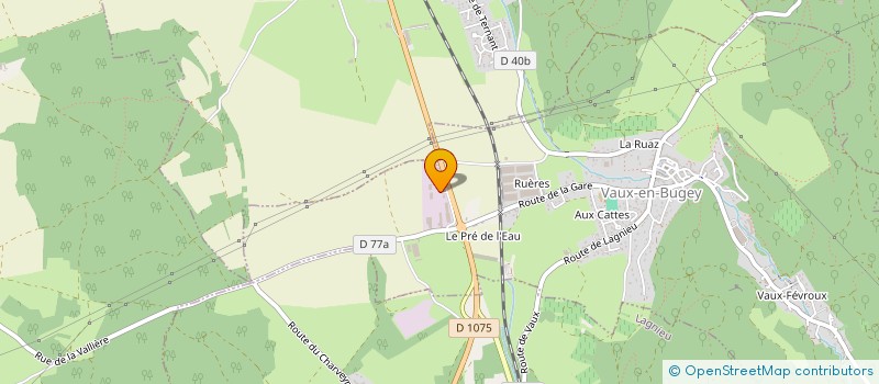 localisation de l'entreprise MONSIEUR DENIS FILHOL  VAUX-EN-BUGEY