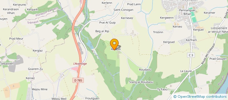 localisation de l'entreprise MONSIEUR DENIS FIRMIN  PLOMELIN