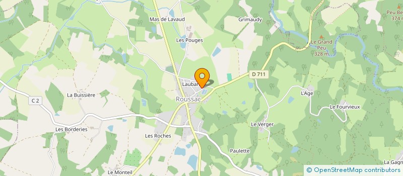 localisation de l'entreprise MONSIEUR DENIS FISSOT à SAINT-PARDOUX-LE-LAC