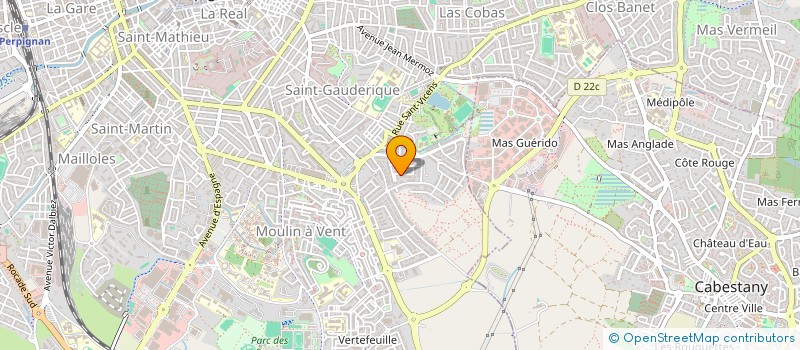 localisation de l'entreprise MONSIEUR DENIS FITOUSSI  PERPIGNAN