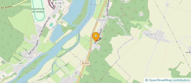 localisation de l'entreprise MONSIEUR DENIS FLAMAND  VEZILLON