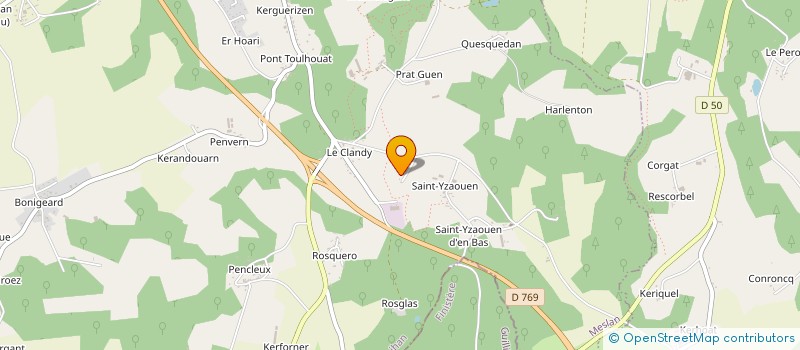 localisation de l'entreprise MONSIEUR DENIS FLEJO  SAINT-CARADEC-TREGOMEL