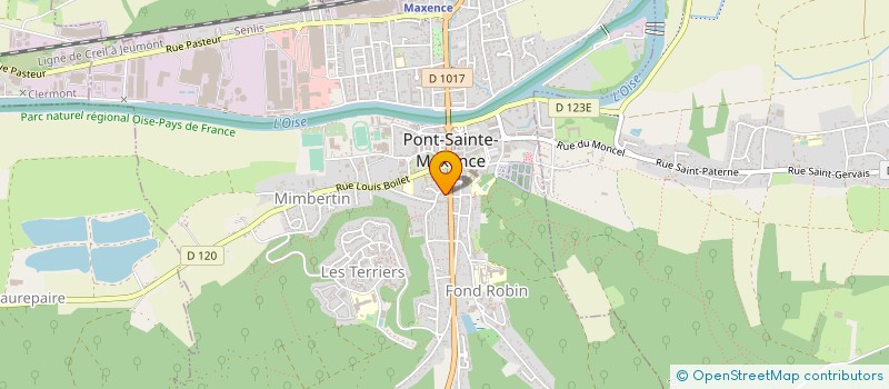 localisation de l'entreprise MONSIEUR DENIS FLEURIER à PONT-SAINTE-MAXENCE