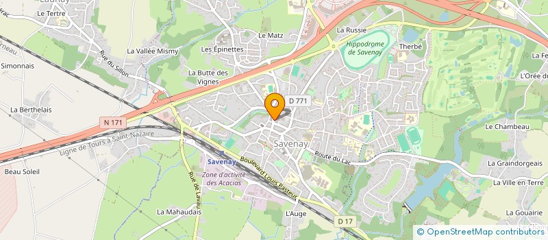 localisation de l'entreprise MONSIEUR DENIS FLORENT DUPUIS à SAVENAY