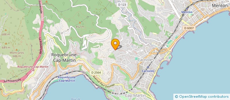 localisation de l'entreprise MONSIEUR DENIS FLORES à ROQUEBRUNE-CAP-MARTIN