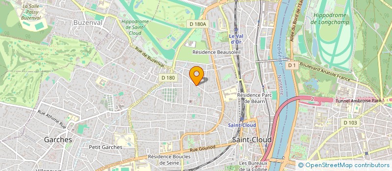 localisation de l'entreprise MONSIEUR DENIS FOLLAIN  SAINT-CLOUD