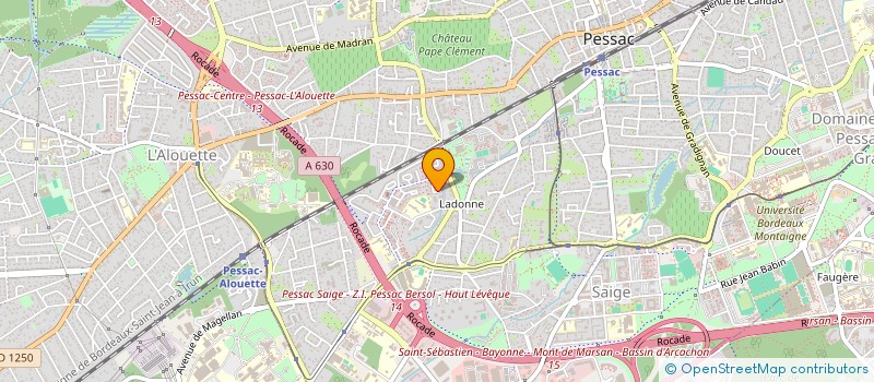 localisation de l'entreprise MONSIEUR DENIS FONFREDE à PESSAC