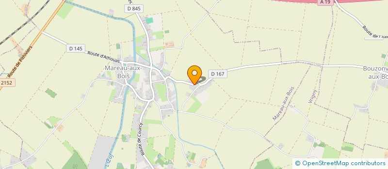 localisation de l'entreprise MONSIEUR DENIS FORGERET à MAREAU-AUX-BOIS