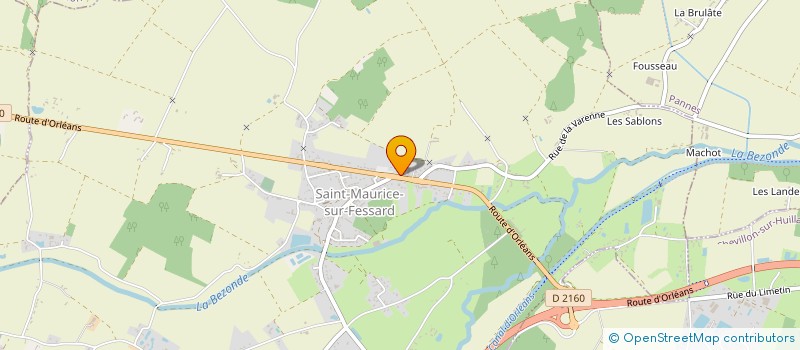 localisation de l'entreprise MONSIEUR DENIS FOUASSIER à SAINT-MAURICE-SUR-FESSARD
