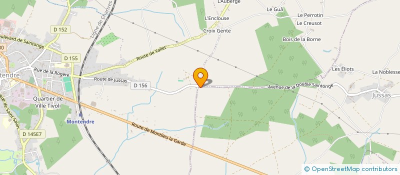 localisation de l'entreprise MONSIEUR DENIS FOUQUERE  JUSSAS