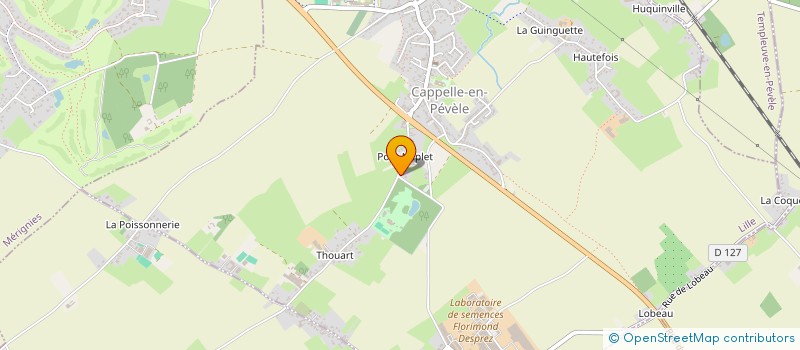 localisation de l'entreprise MONSIEUR DENIS FOURNIER  CAPPELLE-EN-PEVELE