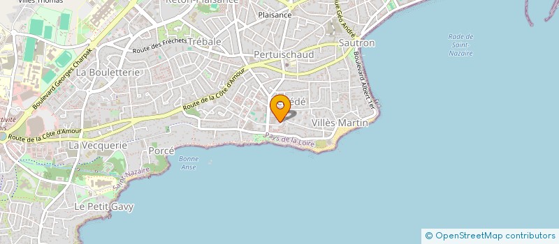 localisation de l'entreprise MONSIEUR DENIS FOYER  SAINT-NAZAIRE