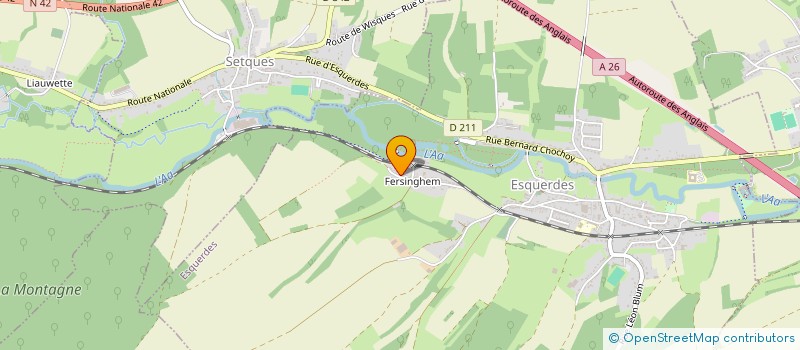 localisation de l'entreprise MONSIEUR DENIS FRANCOIS  ESQUERDES