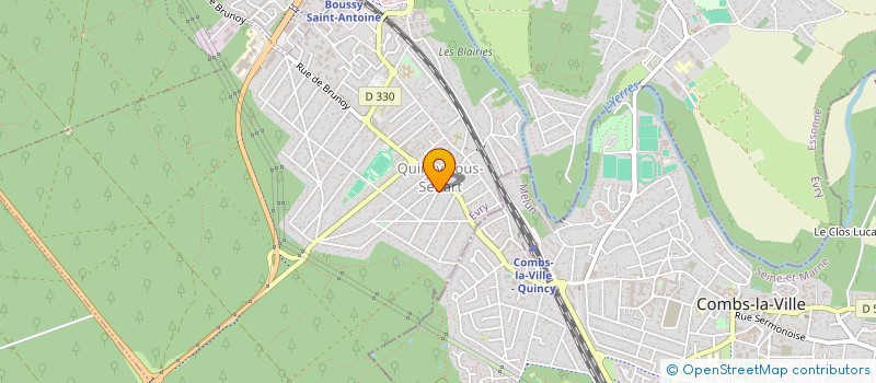 localisation de l'entreprise MONSIEUR DENIS FROGER  QUINCY-SOUS-SENART