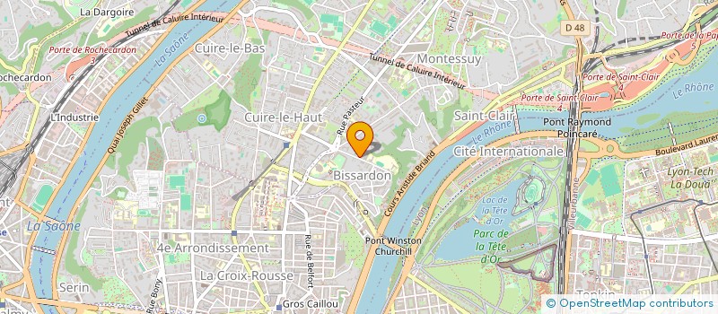 localisation de l'entreprise MONSIEUR DENIS FUSTER  CALUIRE-ET-CUIRE