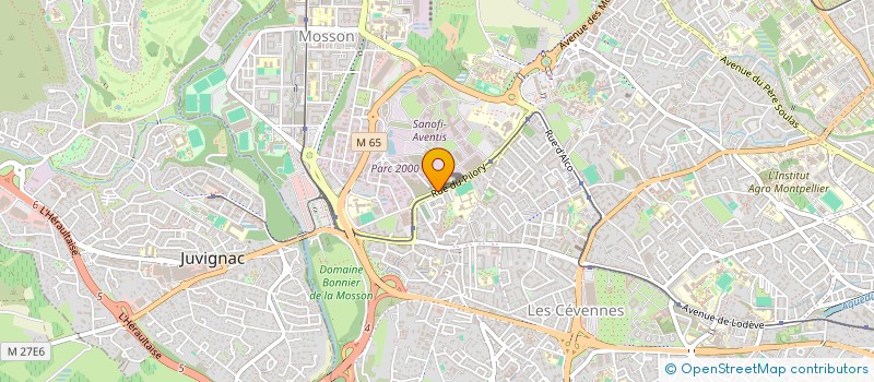 localisation de l'entreprise MONSIEUR DENIS GAAG  MONTPELLIER