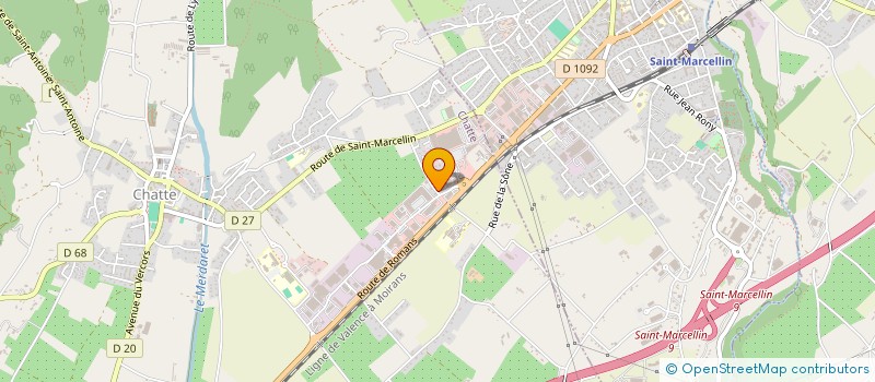 localisation de l'entreprise MONSIEUR DENIS GABRIEL à CHATTE