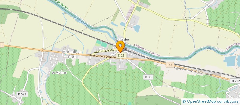 localisation de l'entreprise MONSIEUR DENIS GADRET  PASSY-GRIGNY