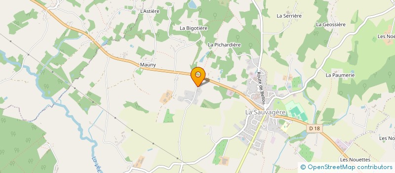 localisation de l'entreprise MONSIEUR DENIS GAHERY à LA FERTE MACE